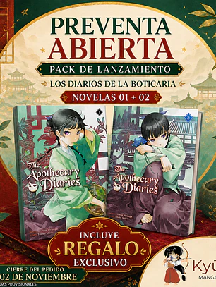 [PREVENTA] Los Diarios de la Boticaria (Novela) Pack Tomo 1+2