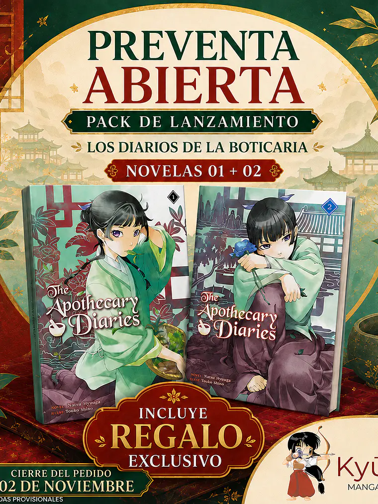 [PREVENTA] Los Diarios de la Boticaria (Novela) Pack Tomo 1+2 1