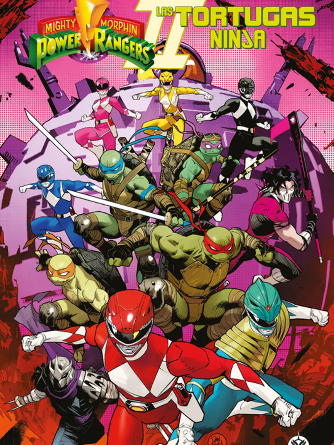 Mighty Morphin Power Rangers VS Las Tortugas Ninja II 1