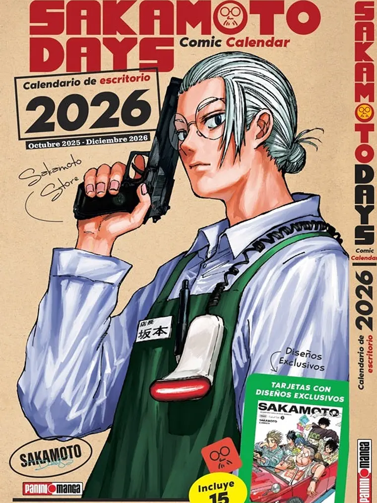 [RESERVA] Calendario De Escritorio Sakamoto Days 1