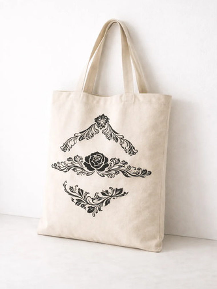 Cartera Tote Mujer Algodón Diseño Artesanal Pintada A Mano 7