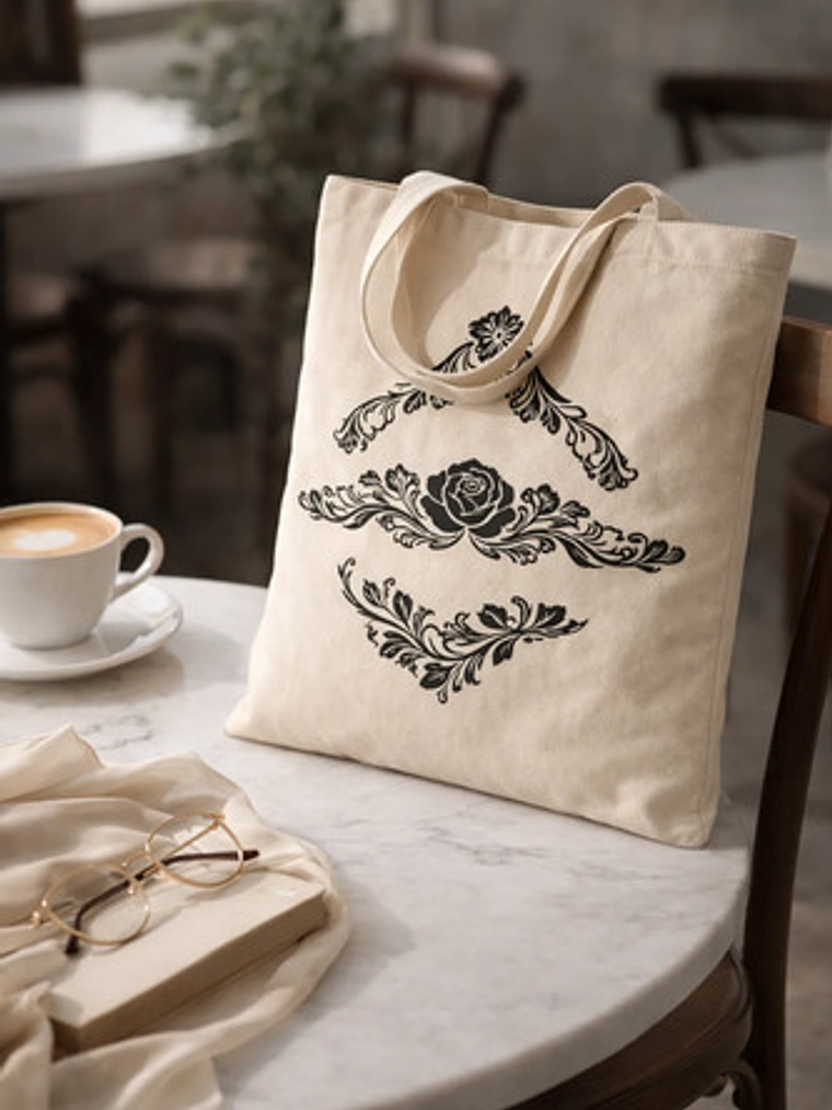 Cartera Tote Mujer Algodón Diseño Artesanal Pintada A Mano 8