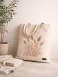 Bolso Tote Lona Pintada Mano Botánica Tiempo Natural Colores - Miniatura 4