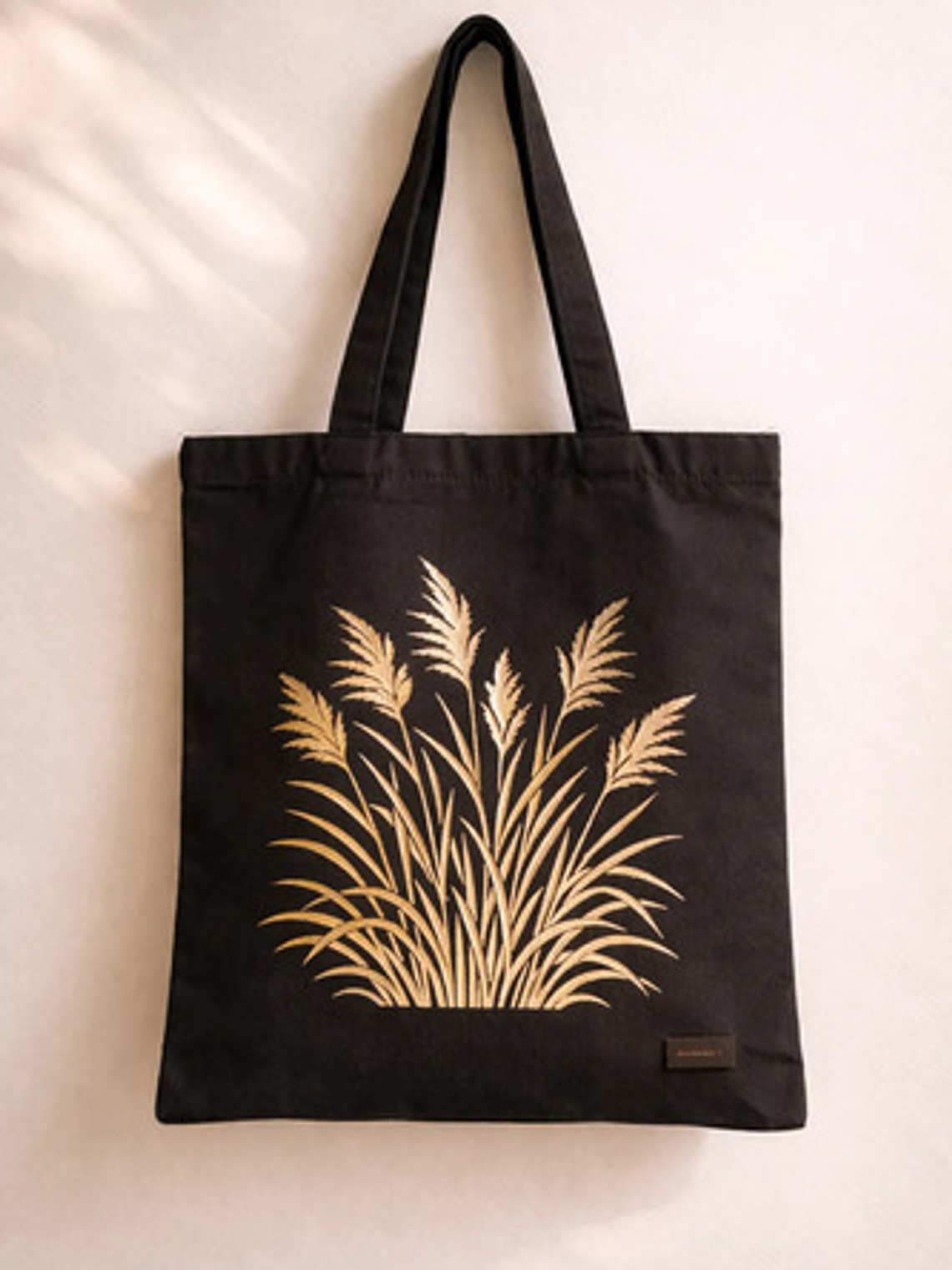 Bolso Tote Lona Pintada Mano Botánica Tiempo Natural Colores 6