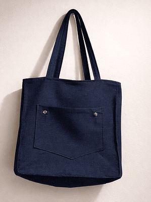 Bolso Denim Mujer Expandible