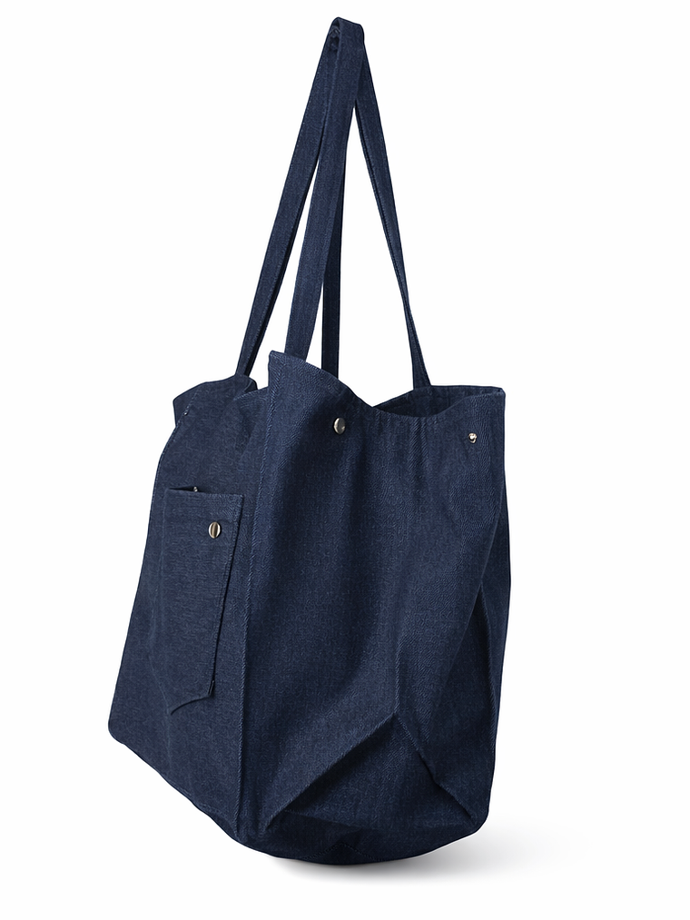 Bolso Denim Mujer Expandible 3