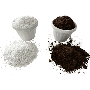 Pack Cultivo Turba Más Perlita 2 Lts