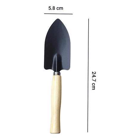 Set 3 Unidades Jardineria Pala Rastrillo Tridente Grande 3