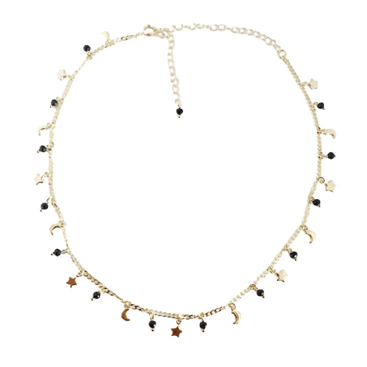 COLLAR CELEBRITY GOLD BLACK 2