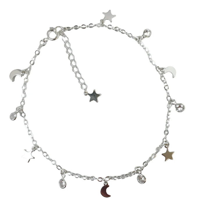TOBILLERA SKY IN SILVER 1