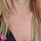 COLLAR PLAIN COIN LONG SILVER - Miniatura 2