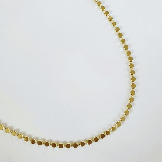 CHOKER PLAIN COIN GOLD - Image 2