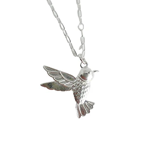 COLLAR COLIBRI SILVER
