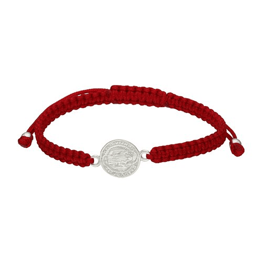 PULSERA MACRAME RED P925 SAINT BENEDICT (Niño y Adulto)