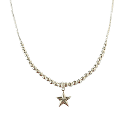 COLLAR ONE & ONLY STAR SILVER