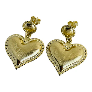 AROS HANGING BIG HEART GOLD