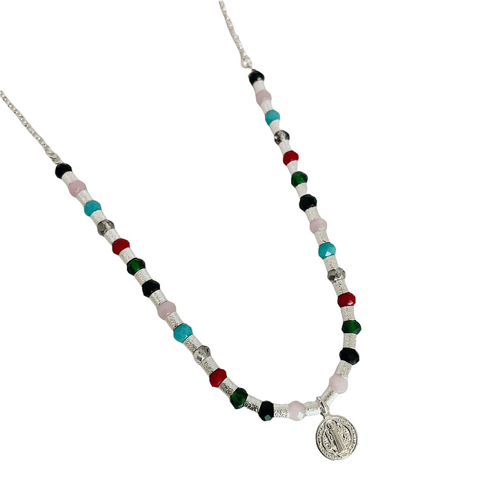 COLLAR IVY COLORS SILVER SB 3