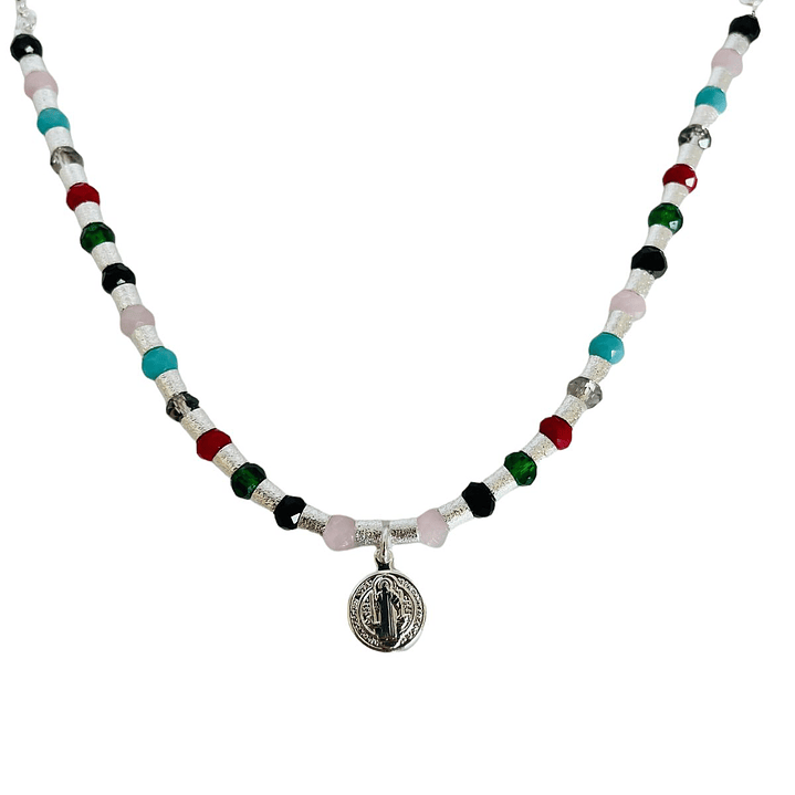 COLLAR IVY COLORS SILVER SB 2