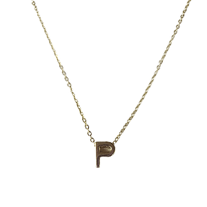 COLLAR MID ROBUST LETTER GOLD