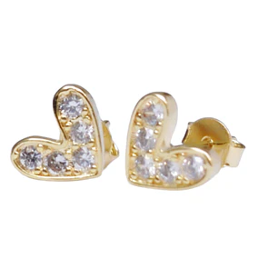 AROS MINI SHINY HEART GOLD