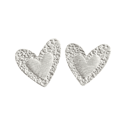 AROS DOTTED HEART SILVER