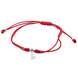 PULSERA THREAD RED P925 SNAKE