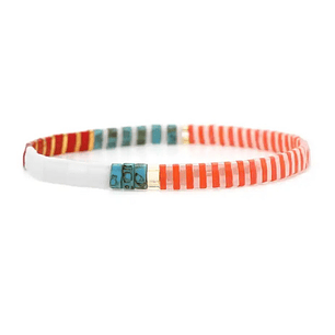 PULSERA TILA TURQUOISE ORANGE
