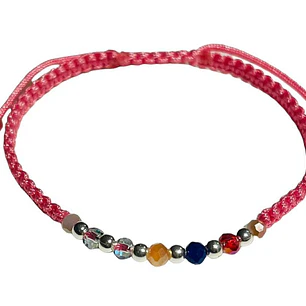 PULSERA MACRAME ROSE P925 COLORS - KIDS