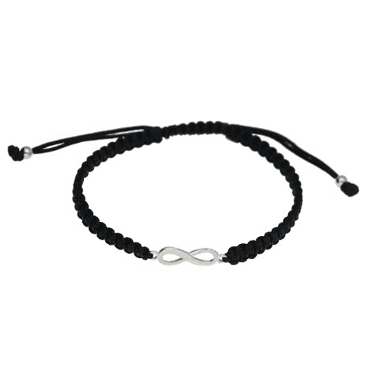 PULSERA MACRAME BLACK P925 INFINITE