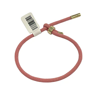 PULSERA CORD GOLD BUBBLEGUM