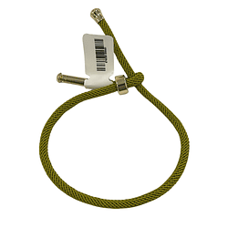 PULSERA CORD PISTACHIO GOLD