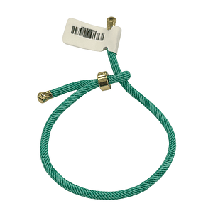 PULSERA CORD MINT GOLD