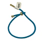PULSERA CORD GOLD CYAN - Miniatura 2
