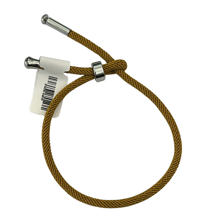 PULSERA CORD SILVER KHAKI 1