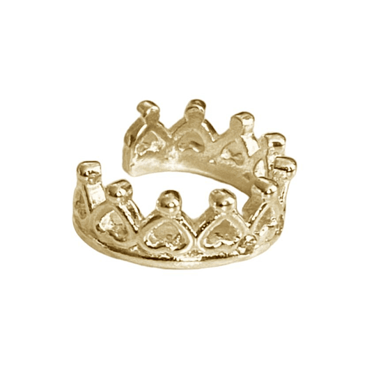 EAR CUFF PRINCESS CROWN GOLD