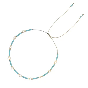 PULSERA DELICA PEARLS GOLD MINT