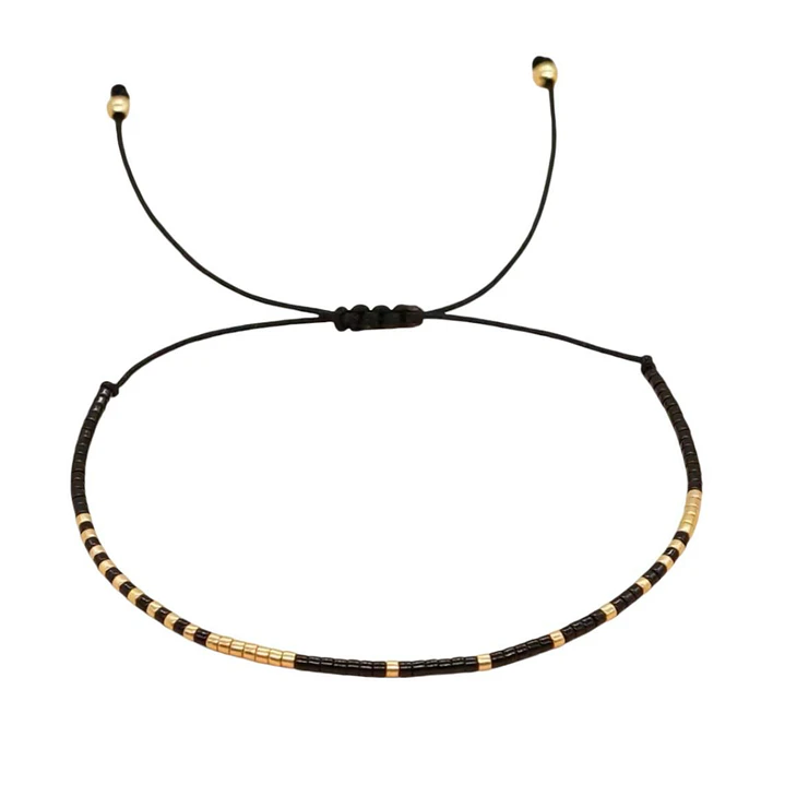 PULSERA DELICA AVALON GOLD BLACK 1