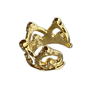 EAR CUFF QUEEN CROWN GOLD