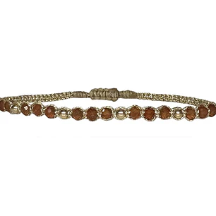 PULSERA CL HOLLY HESSONITA GOLD