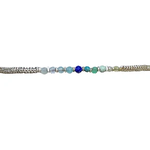 PULSERA CL GEM BLUE P925