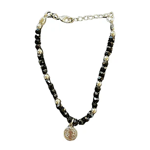 PULSERA GAIA SILVER BLACK SB