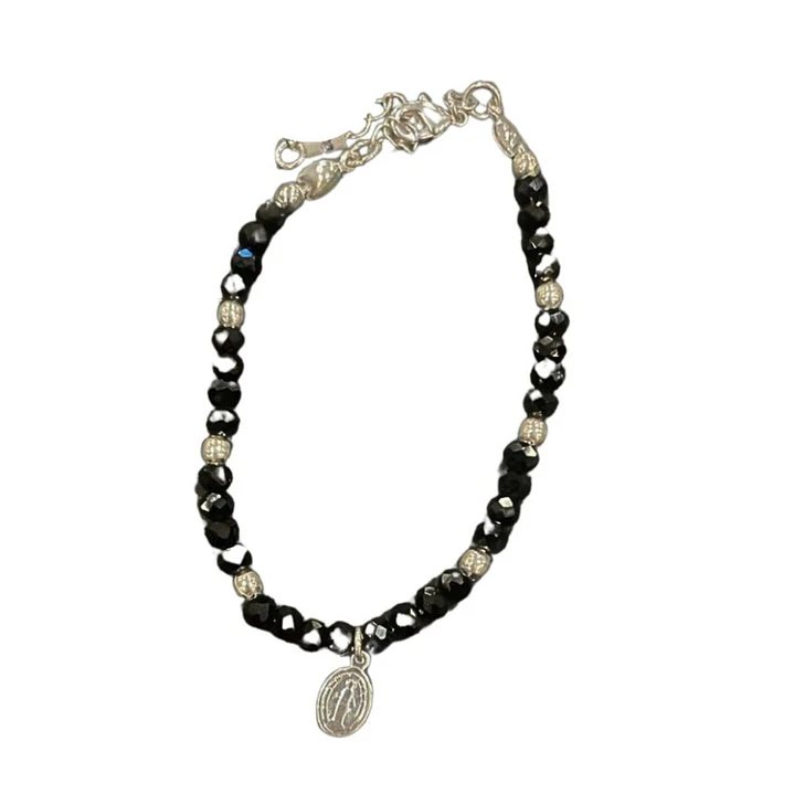 PULSERA GAIA SILVER BLACK GRACE 1