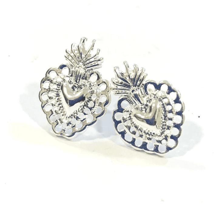 AROS FLAMING SILVER HEART 1