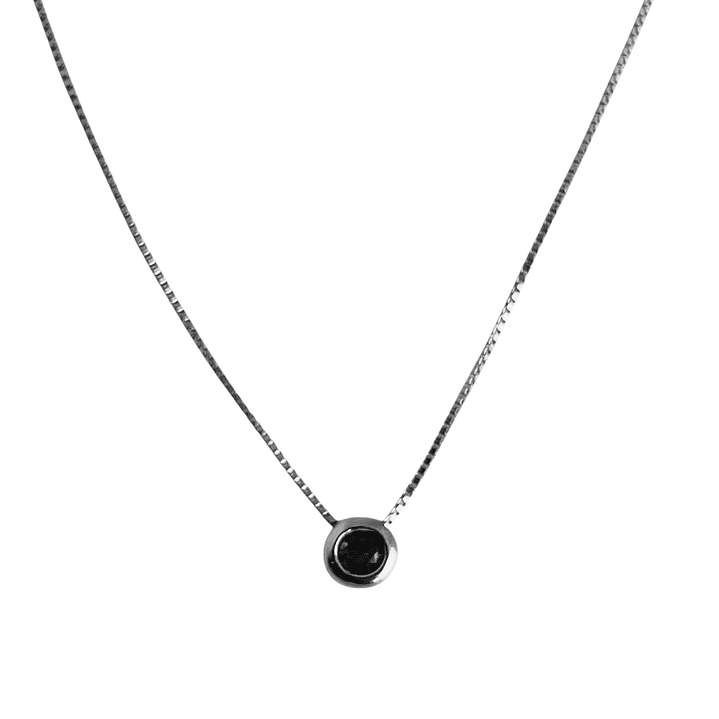 COLLAR DOT SILVER RED 1