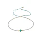 PULSERA DIXY GEMS GOLD BEIGE GREEN - Miniatura 1