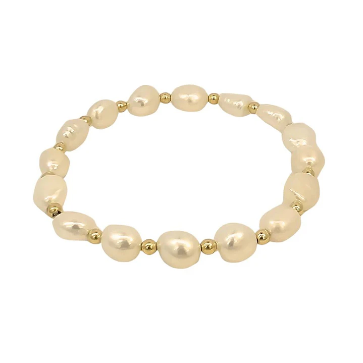 PULSERA GOLD FILLED GEORGIA WATER PEARL 1