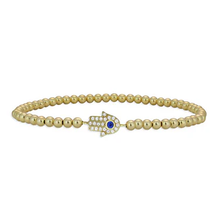 PULSERA GOLD FILLED KANSAS HAMSA