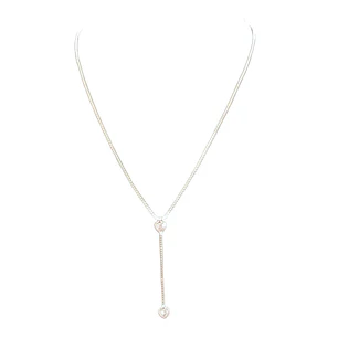 COLLAR CASCADE SILVER HEART