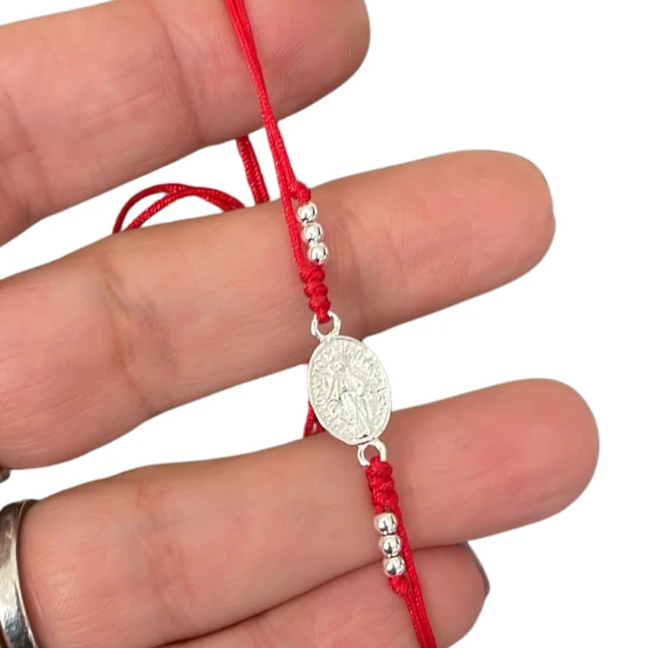 PULSERA THREAD RED P925 GRACE 1