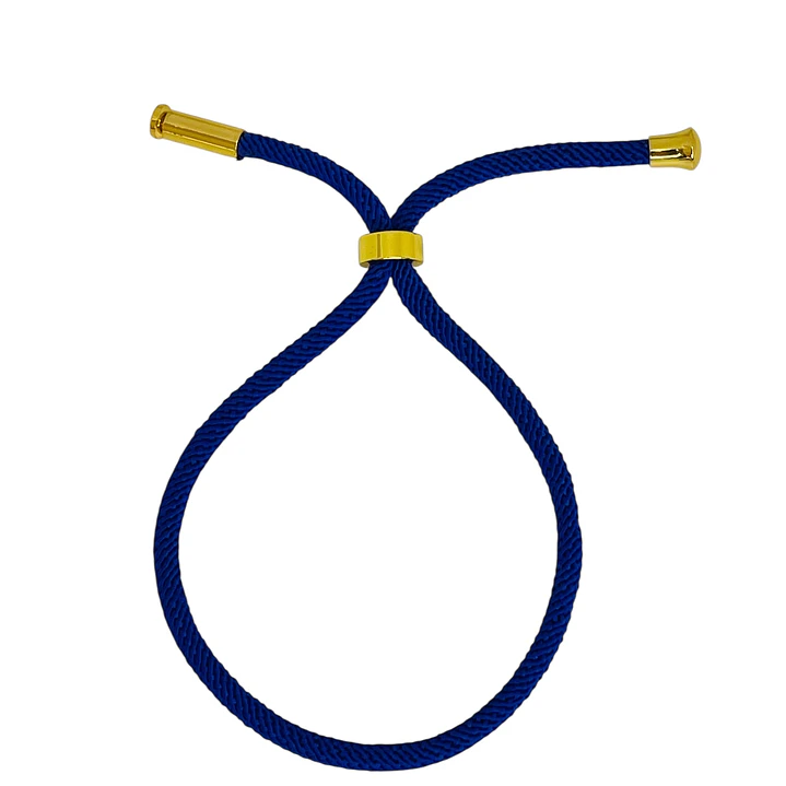 PULSERA CORD GOLD BLUEBERRY 1